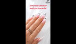 Beetles Nail Polish – Icy Pink Sparkle Nail Art Tutorial