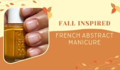 Fall Inspired French Nail Art with Essie Nail Polish: Classic Elegance