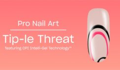 Elevate Your Line Nail Art Style: OPI Tip-le Threat Design